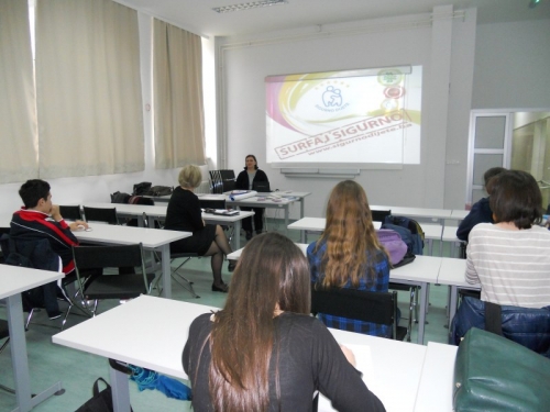 Presentation at the Second Gymnasium Sarajevo on the safe use of the Internet